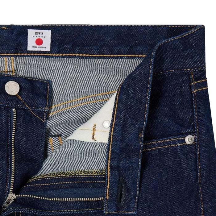 Edwin 12.5oz Regular Tapered Jeans - Blue Rinsed
