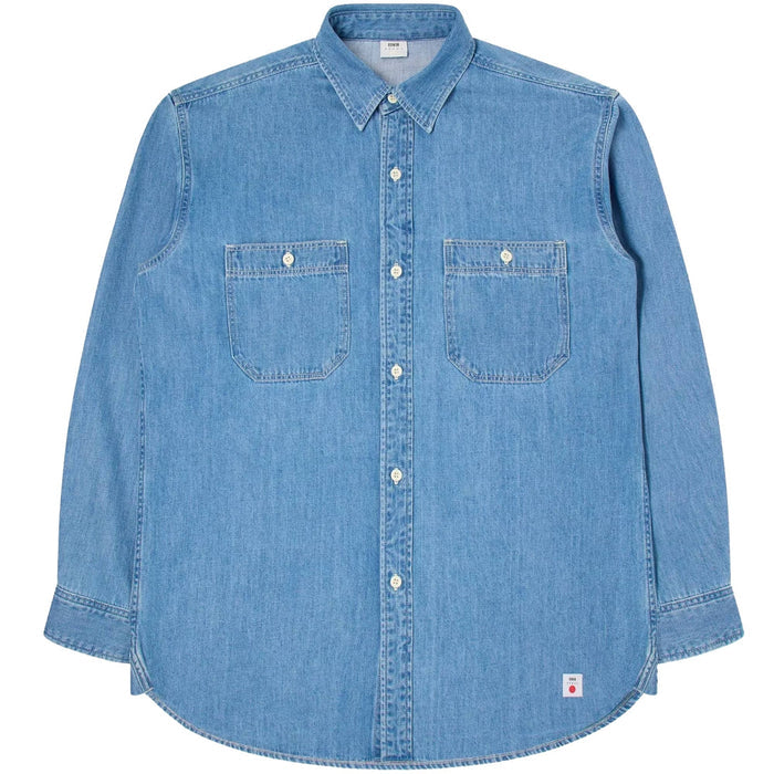 Edwin Denim Work Shirt - Light Blue