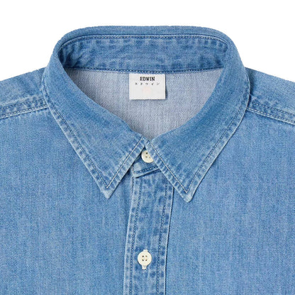 Edwin Denim Work Shirt - Light Blue