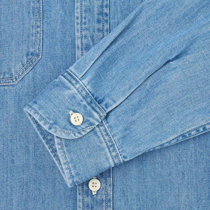Edwin Denim Work Shirt - Light Blue