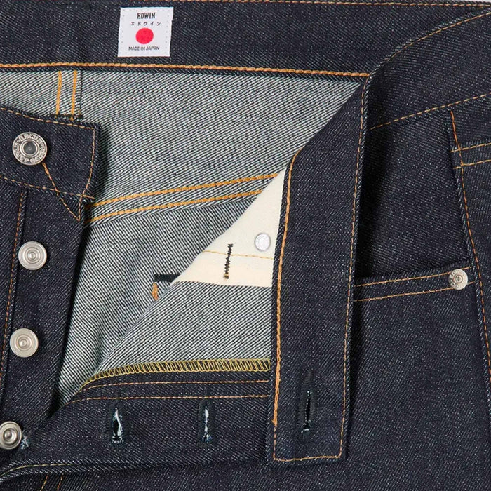 Edwin Recycled Denim Regular Tapered Jeans - Blue Unwashed