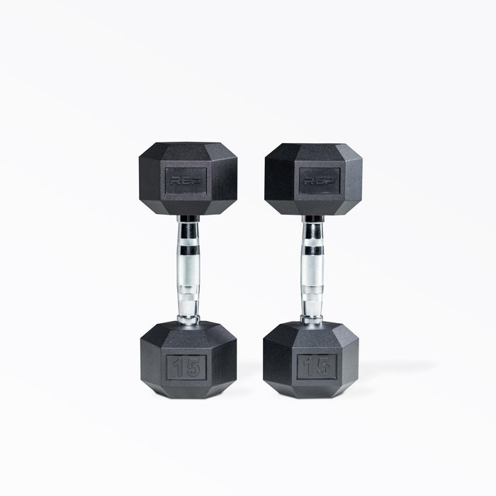 15lb Ergo Hex Dumbbell Pair