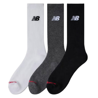 New Balance Everyday Crew Socks 3 Pack - Multi