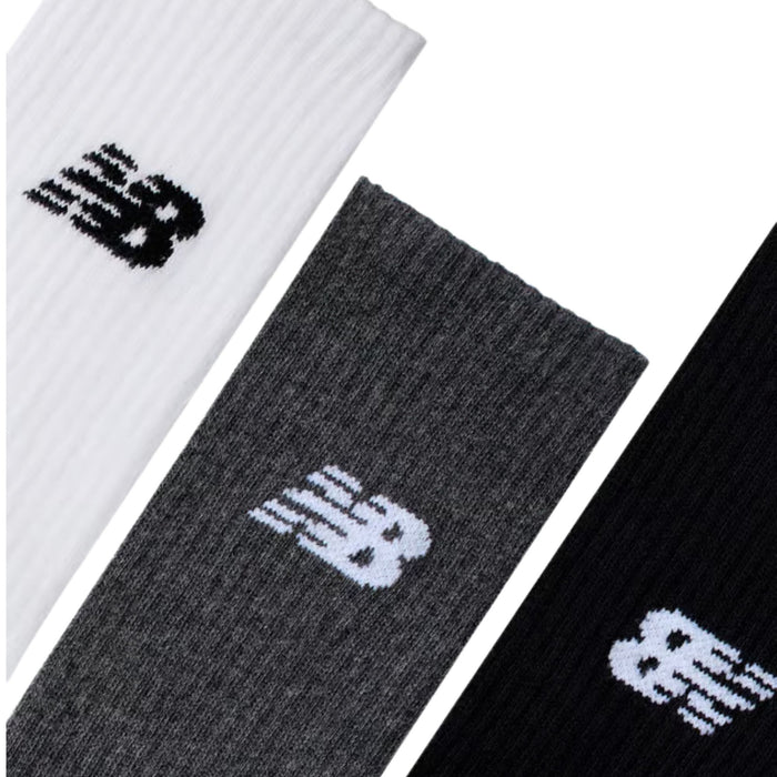 New Balance Everyday Crew Socks 3 Pack - Multi