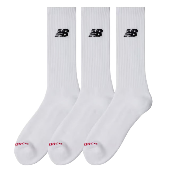 New Balance Everyday Crew Socks 3 Pack - White