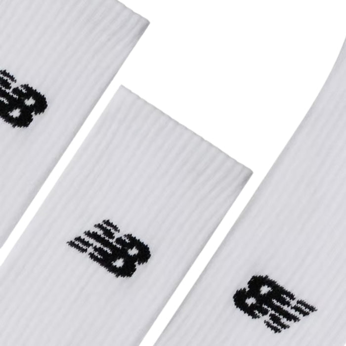 New Balance Everyday Crew Socks 3 Pack - White