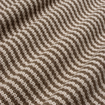 Far Afield Newport Knit T-Shirt - Sand/Brown
