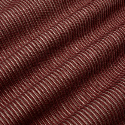 Far Afield Velzy Helio Stripe Knit Shirt - Red/Sand