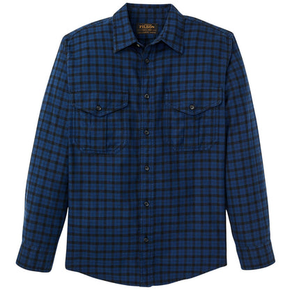 Filson Alaskan Guide Shirt - Deep Blue/Black Plaid