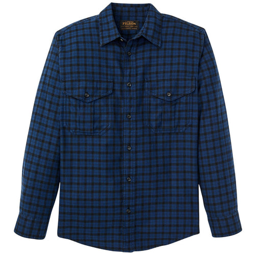 Filson Alaskan Guide Shirt - Deep Blue/Black Plaid