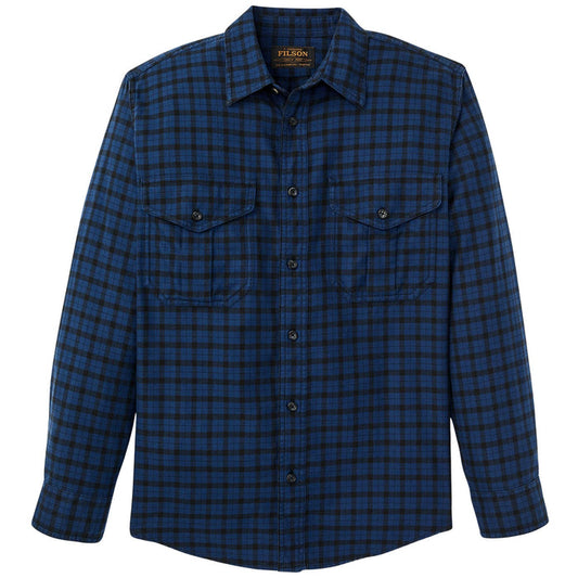 Filson Alaskan Guide Shirt - Deep Blue/Black Plaid
