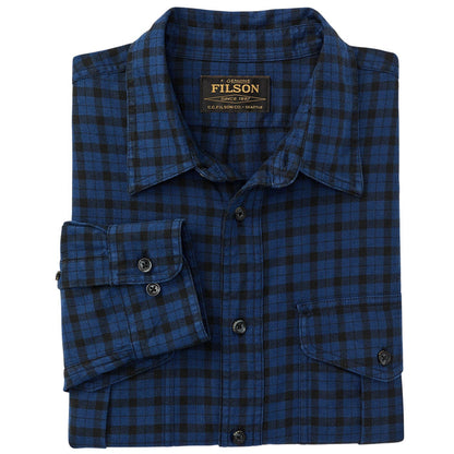 Filson Alaskan Guide Shirt - Deep Blue/Black Plaid