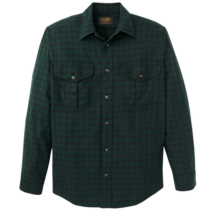 Filson Alaskan Guide Shirt - Pine/Black Plaid