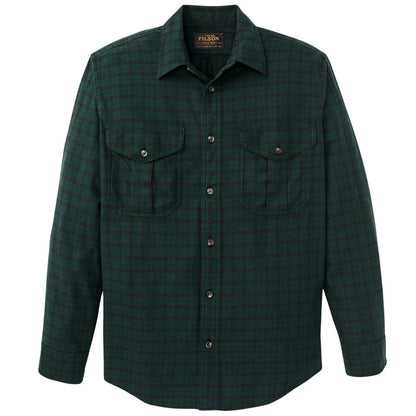 Filson Alaskan Guide Shirt - Pine/Black Plaid