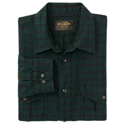 Filson Alaskan Guide Shirt - Pine/Black Plaid