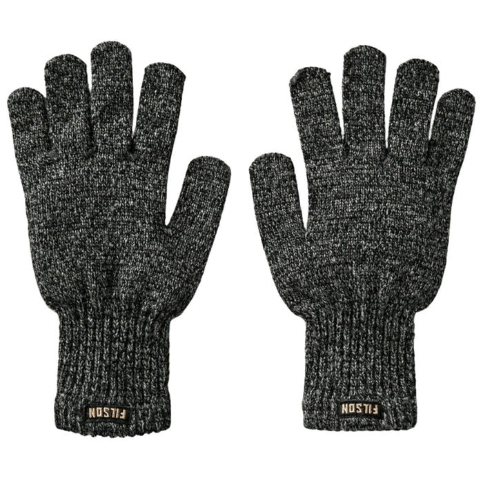 Filson Full Finger Knit Gloves - Charcoal