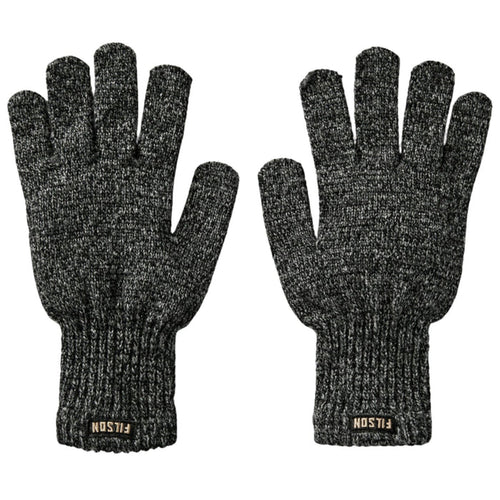 Filson Full Finger Knit Gloves - Charcoal