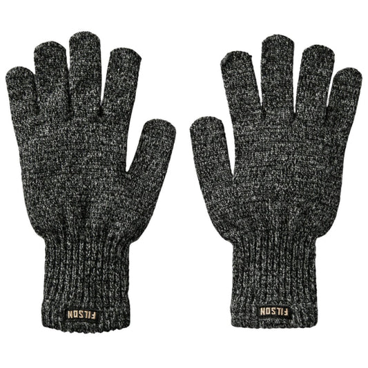 Filson Full Finger Knit Gloves - Charcoal