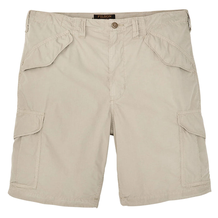 Filson Tropical Poplin Cargo Shorts - Dried Sage