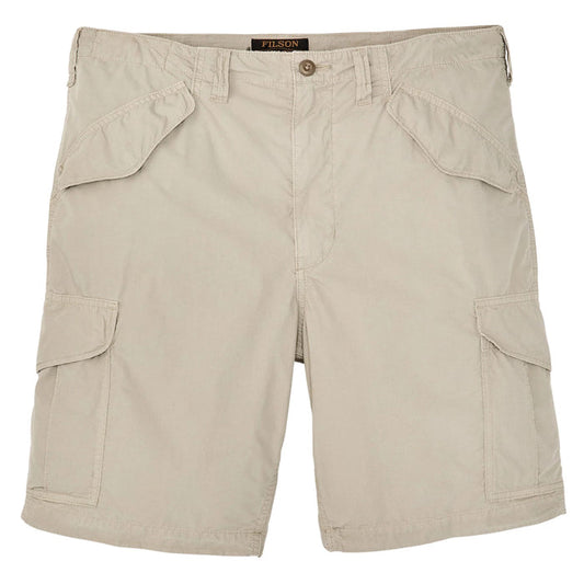 Filson Tropical Poplin Cargo Shorts - Dried Sage