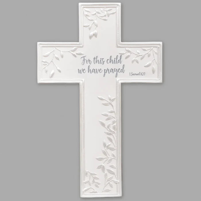 For This Child Wall Cross 7.75"H