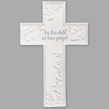 For This Child Wall Cross 7.75"H