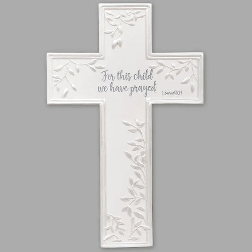 For This Child Wall Cross 7.75"H