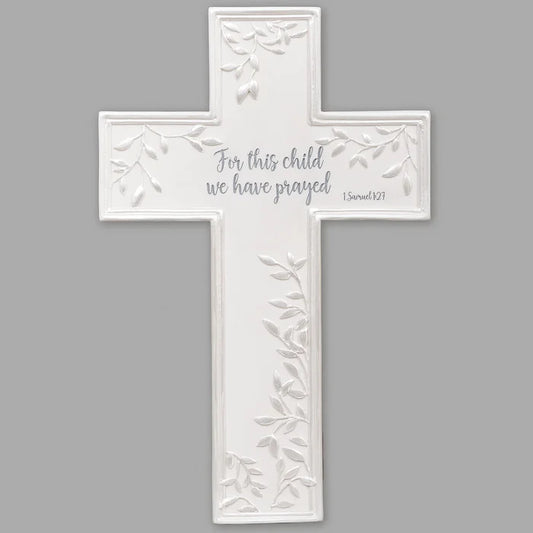 For This Child Wall Cross 7.75"H