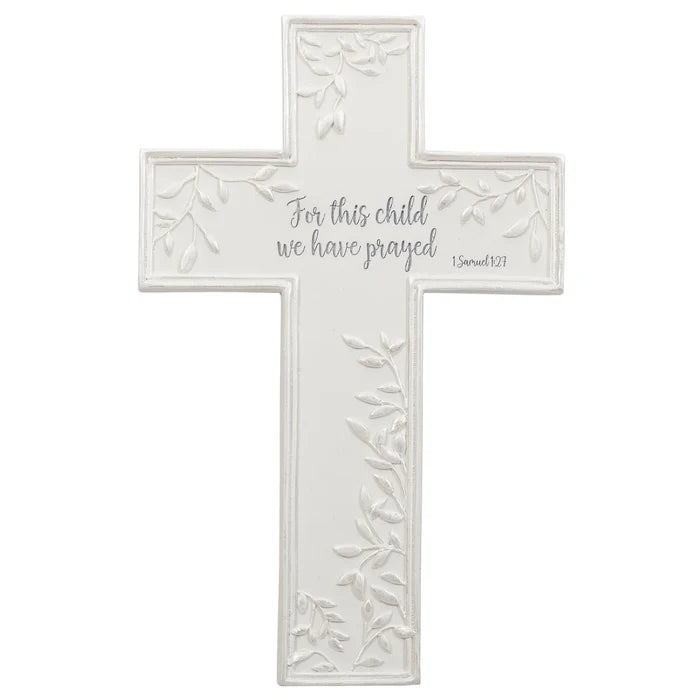 For This Child Wall Cross 7.75"H