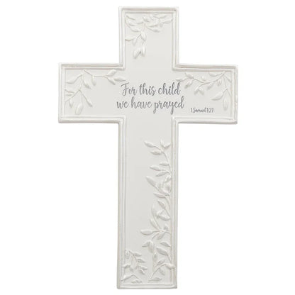 For This Child Wall Cross 7.75"H