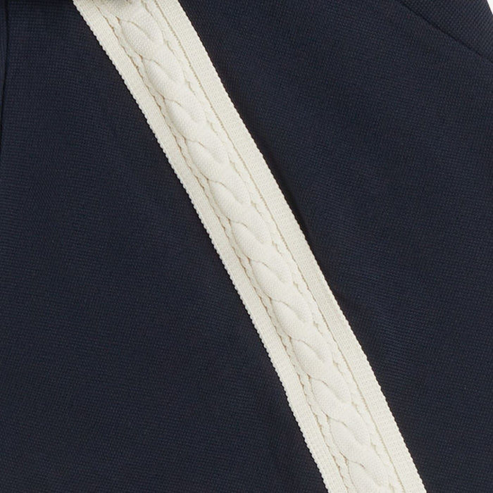 Fred Perry Cable Taped Polo Shirt - Navy