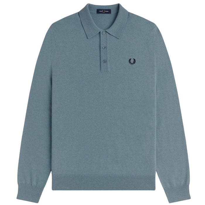 Fred Perry Classic Knitted Long Sleeve Shirt - Stockport