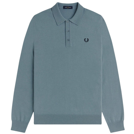 Fred Perry Classic Knitted Long Sleeve Shirt - Stockport