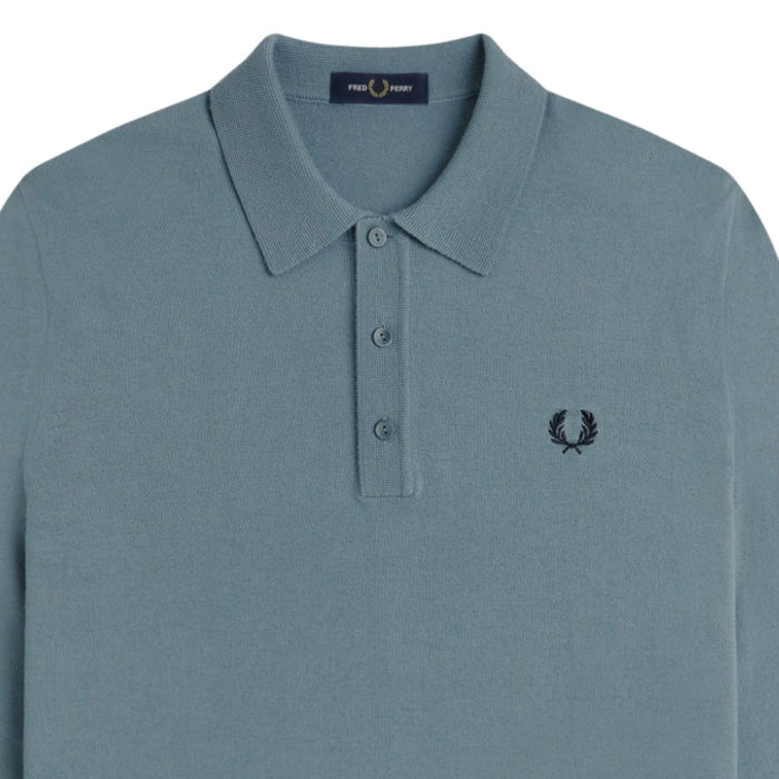 Fred Perry Classic Knitted Long Sleeve Shirt - Stockport