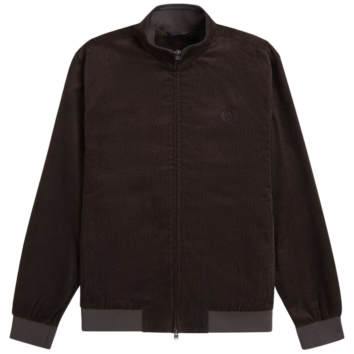 Fred Perry Cord Brentham Jacket - Rich Brown