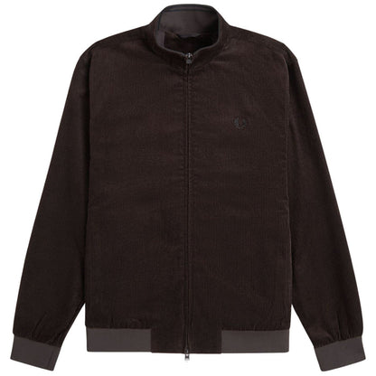 Fred Perry Cord Brentham Jacket - Rich Brown