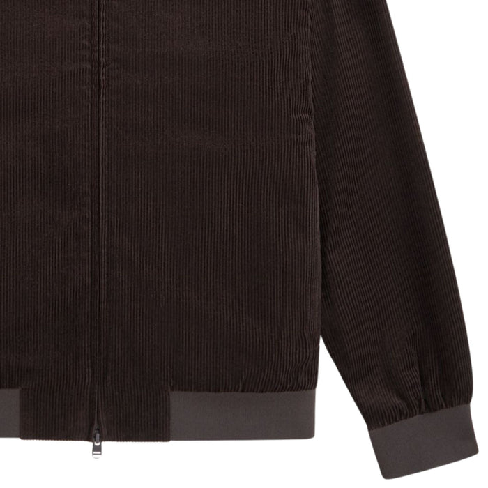 Fred Perry Cord Brentham Jacket - Rich Brown