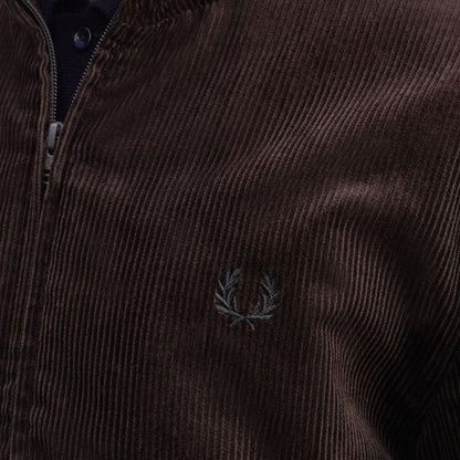 Fred Perry Cord Brentham Jacket - Rich Brown