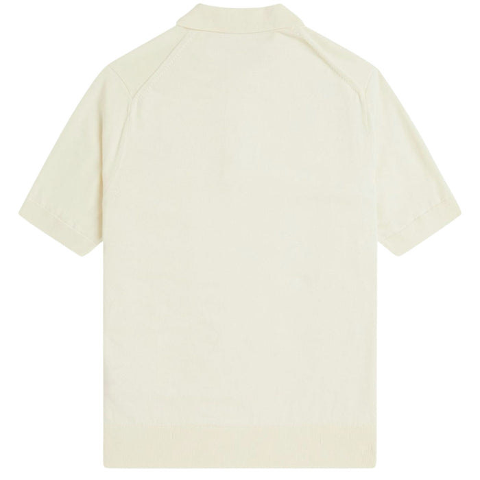 Fred Perry Knitted Shirt - Ecru