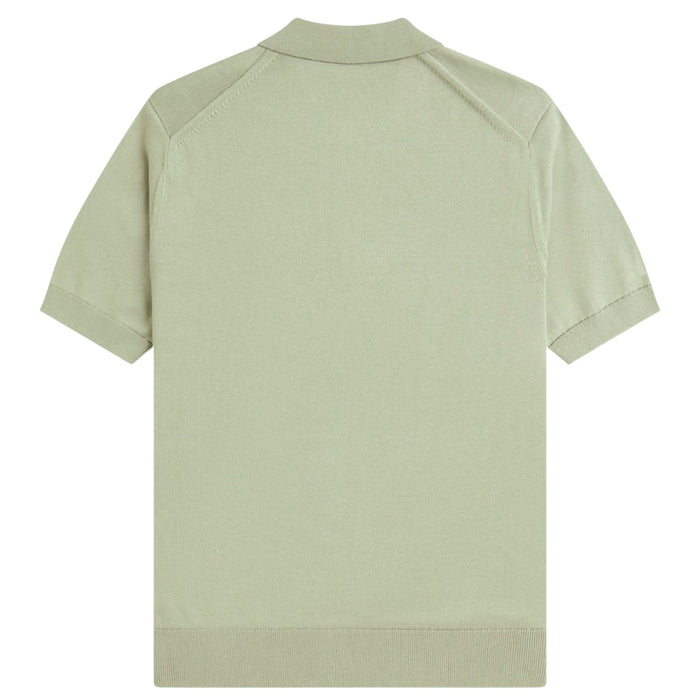 Fred Perry Knitted Shirt - Seagrass