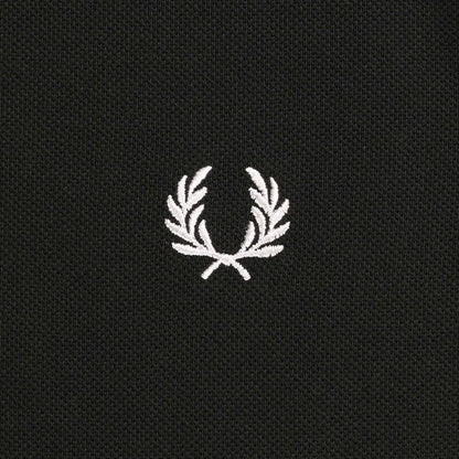 Fred Perry M3636 Long Sleeve Polo Shirt - Night Green