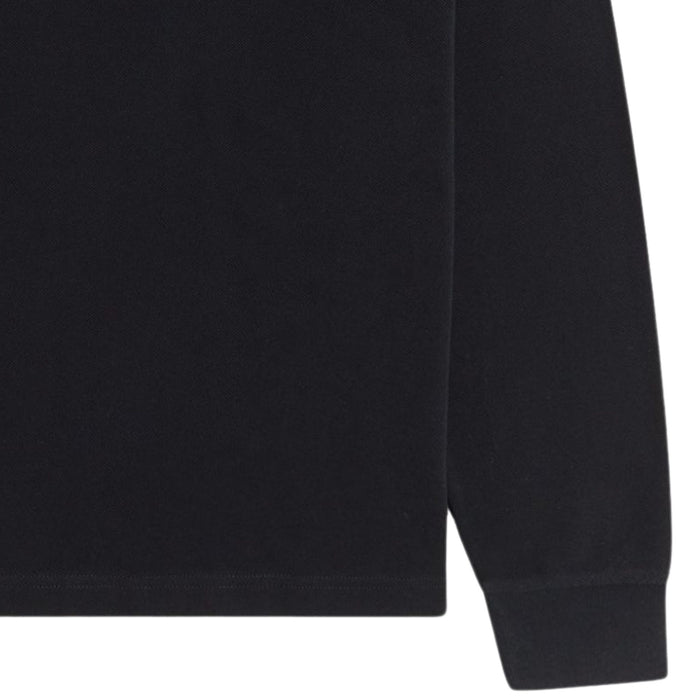 Fred Perry M3636 Long Sleeve Twin Tipped Polo Shirt - Black