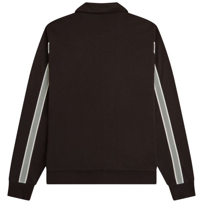 Fred Perry Tennis Tape Track Jacket - Rich Brown