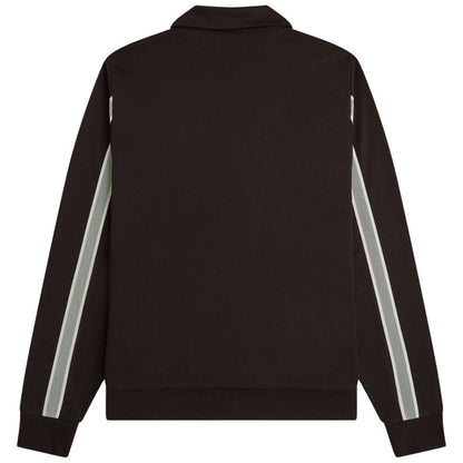 Fred Perry Tennis Tape Track Jacket - Rich Brown