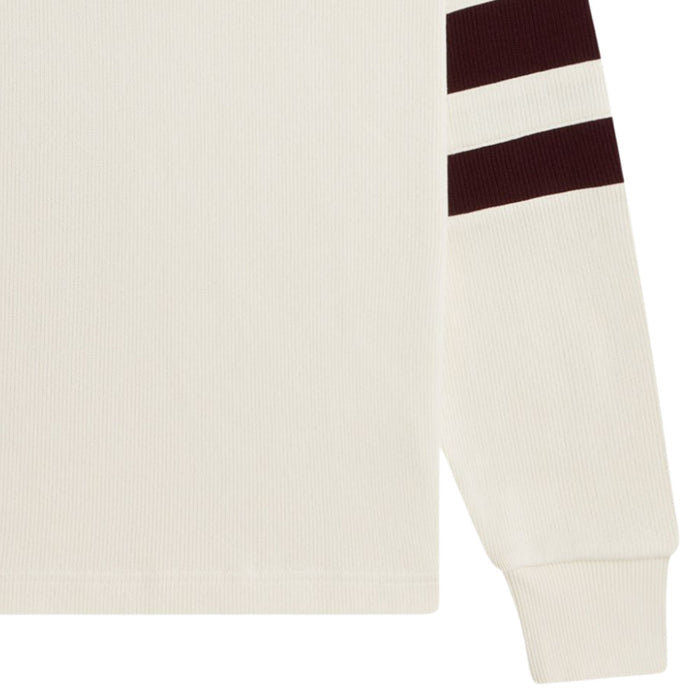 Fred Perry Tipped Collared Sweatshirt - Ecru