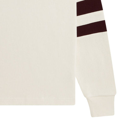 Fred Perry Tipped Collared Sweatshirt - Ecru