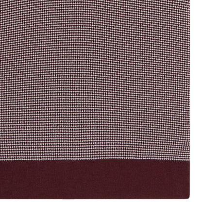Fred Perry Tonic Waffle Knitted Shirt - Oxblood