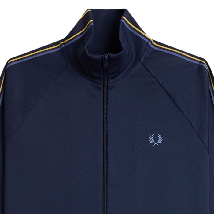 Fred Perry Tramline Tape Track Jacket - Tennis Blue