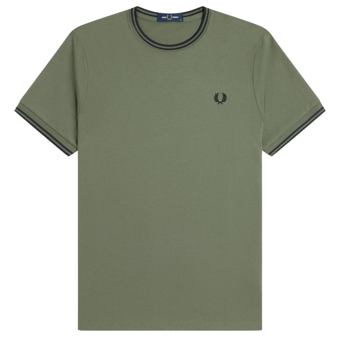 Fred Perry Twin Tipped T-Shirt - Green
