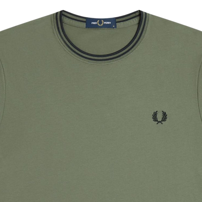 Fred Perry Twin Tipped T-Shirt - Green